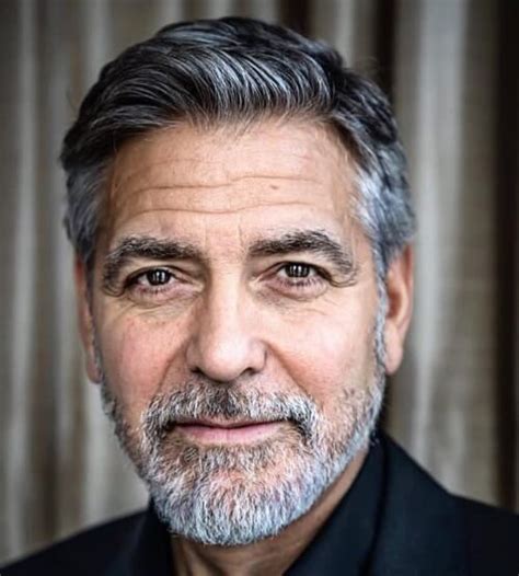 george clooney with a beard