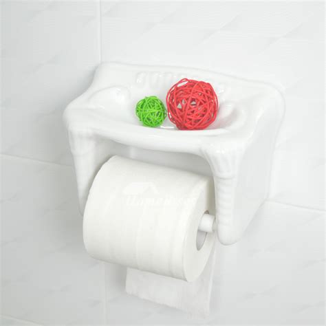 Wall mounted ceramic toilet paper holder on alibaba.com to perform your duties efficiently. Ceramic Toilet Paper Holder Wall Mount With Shelf