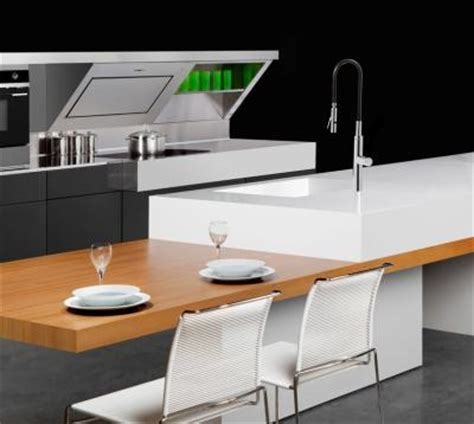 The benchtop can visually dominate a kitchen, so if it's showing its age it can bring down the overall look the supplier will convert these details to a benchtop order, including allowances for overhangs. kitchen island with table top extension