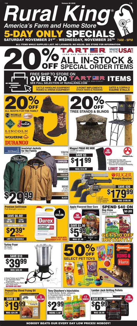 What Stores Have Black Friday Deals Right Now - Rural King Early Black Friday Ad 2020