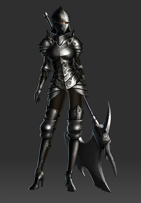 Knight Girl Digital Art Fantasy Female Knight Fantasy