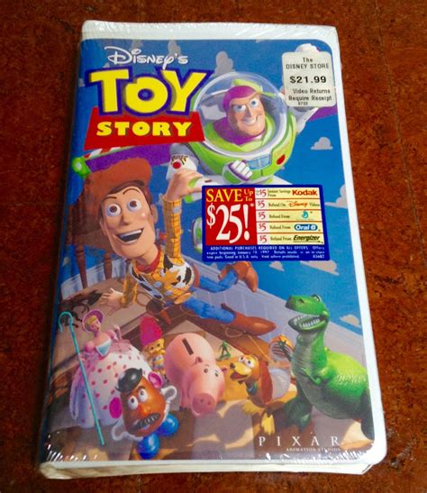 Walt Disneys Toy Story Vhs Tape Pixar Video Animated Movie New