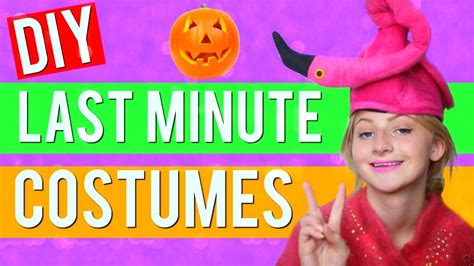 Last Minute Diy Halloween Costume Ideas Kalista Elaine Youtube
