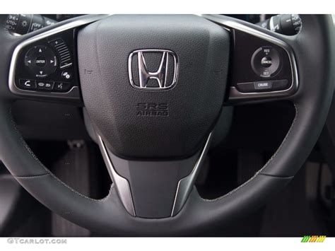 2017 Honda Civic Ex L Navi Hatchback Black Steering Wheel Photo