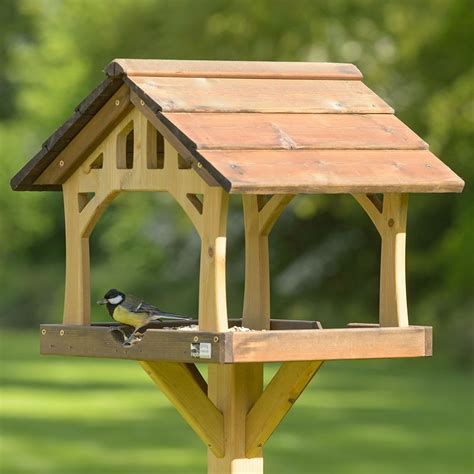 Krakwood Exclusive Xl Large Wooden Bird Table House Bird Feeder Feeding House Artofit