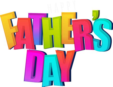 Poster Fathers Day Gradient Father S Day Poster Word Png Download
