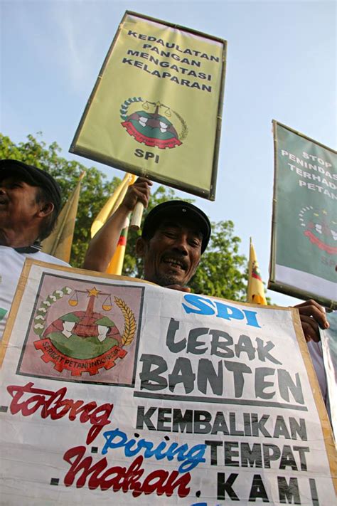 Tujuh Ribuan Petani SPI Gedor Istana Negara Serikat Petani Indonesia