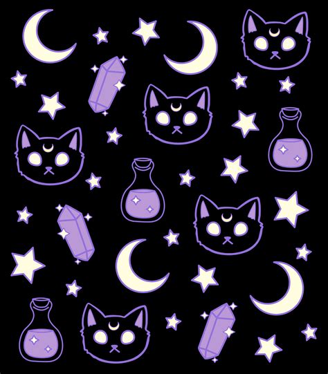 Cute Witchy Pattern Witchy Wallpaper Cute Wallpapers Wallpaper