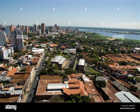 Asunción Paraguaycityla Bahía De Asunción Y El Río Paraguay