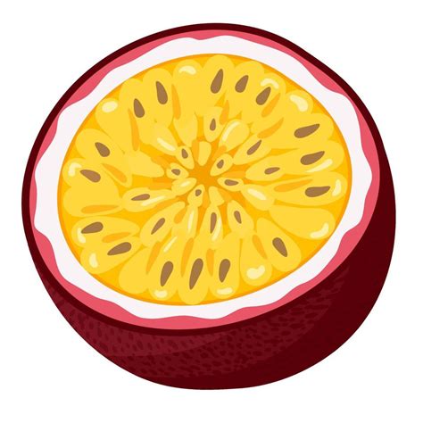 Fruits De La Passion Exotiques Frais Et Brillants à Moitié Coupés Isolés Sur Fond Blanc Fruits