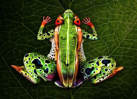 Hop Art Artists Incredible Body Painting Transforms Five People Into