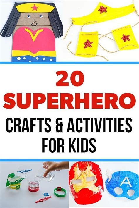 20 Superhero Activity Ideas To Save The Day Fun Activities For Kids