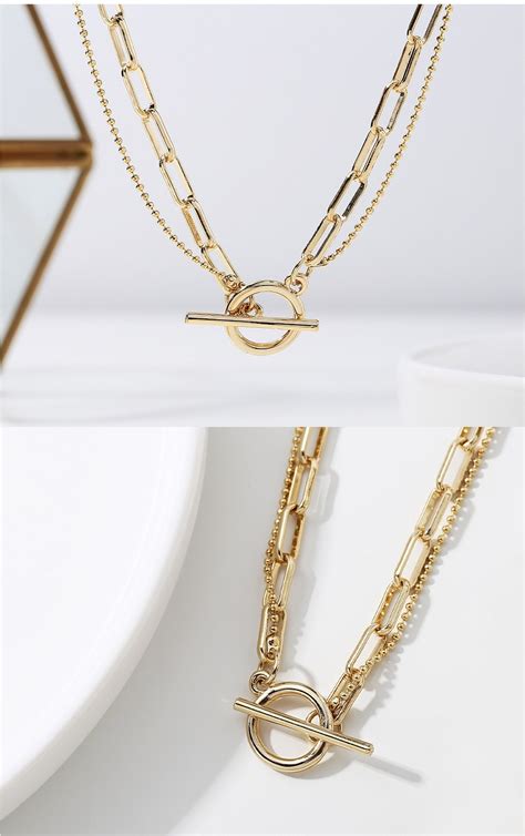 Soo And Soo Wild Gold 2 Lines Necklace Necklaces For Women Kooding