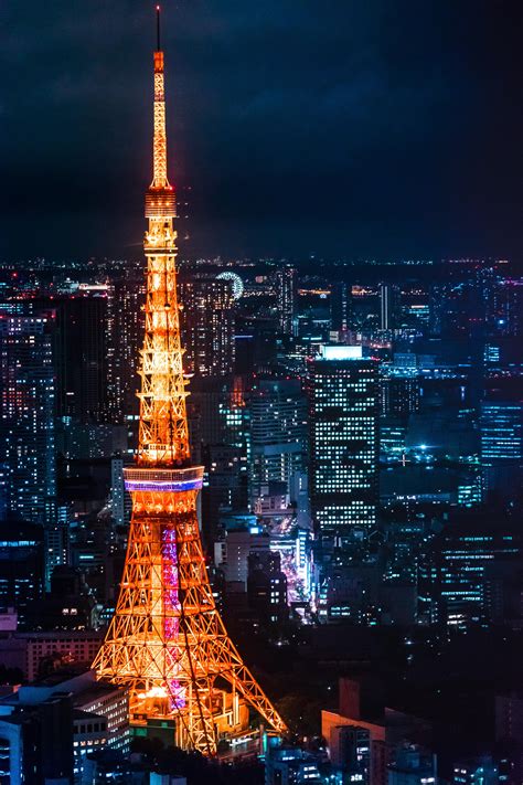 View Of Tokyo Tower From Roppongi Hills Oc 3333 X 5000 Tokyo