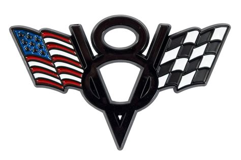 Vintage Chevy V8 Emblem
