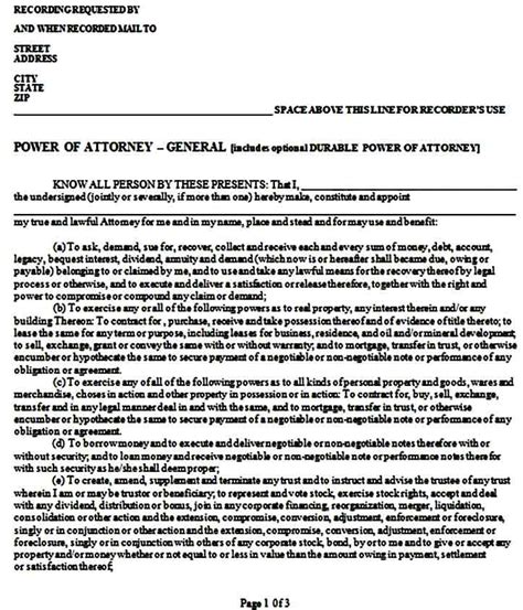 How To Fill Out Power Of Attorney Forms