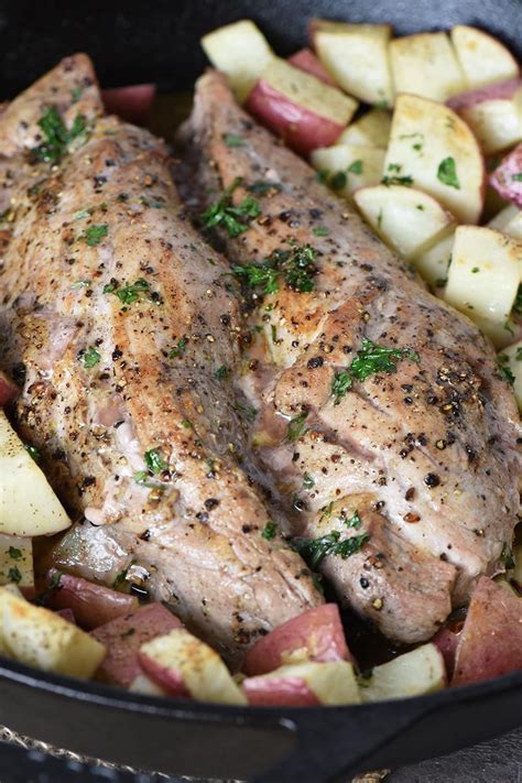 Pork tenderloin and sweet potato stew. How to cook pork tenderloin, roasted to a juicy perfection ...