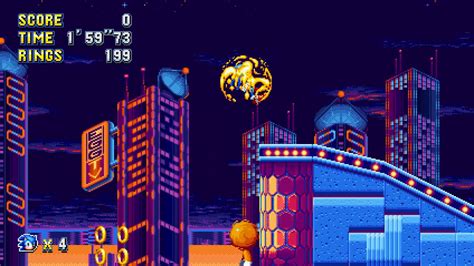 Includes a moving train, blinking lights, scrolling clouds, . Sonic Mania PC - Something is off here... - Studiopolis ...