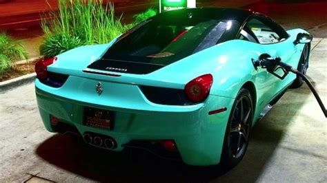 Nicky Diamonds Takes His Blue Ferrari 458 For A Night Ride Autoevolution