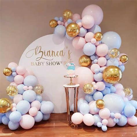 Baby Gender Reveal Party Supplies Balloon Arch Garland Kit Pastel
