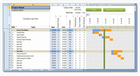 The checklists are in pdf format and can be completed electronically or printed and used as hard copy. Excel construction schedule templates for project management