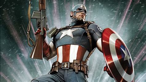 Captain America Marvel Comics Desktop Wallpapers Wallpaper Cave