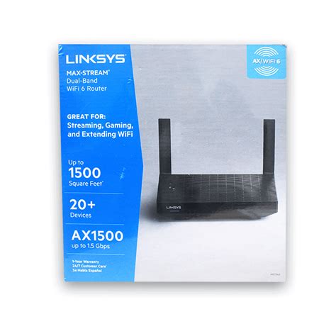 Linksys Router Inalámbrico De Banda Dual Wifi 6 Max Stream Ax1500 1