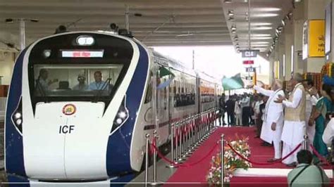 new vande bharat express flagged off by pm narendra modi know routes timings other details mint