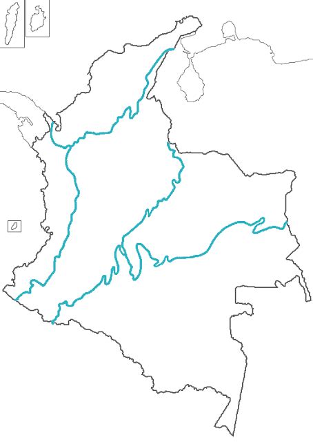 Mapa De Las Regiones Naturales De Colombia Para Colorear Mapa De