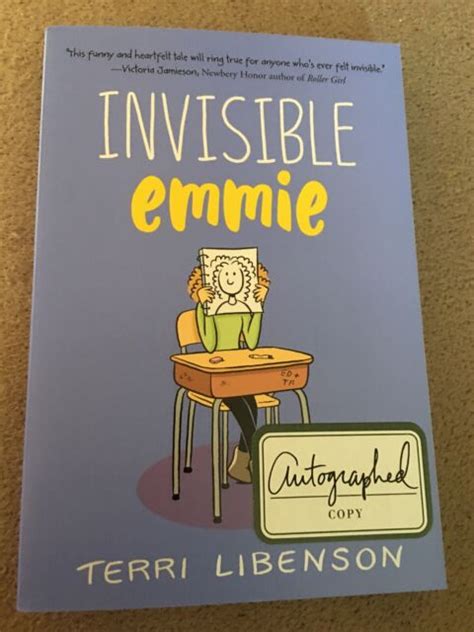 Signed W Drawing Invisible Emmie Emmie And Friends Terri Libenson