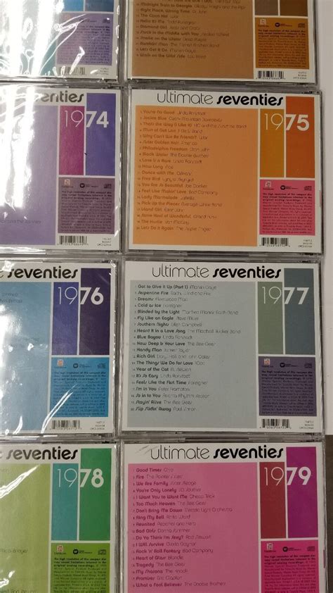 Ultimate Seventies From Time Life 1970 1979 10 Cds Ebay