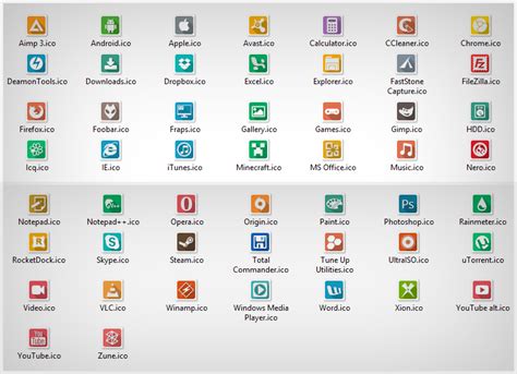 Flaty Taskbar Icons Cleodesktop I Windows10 Themes
