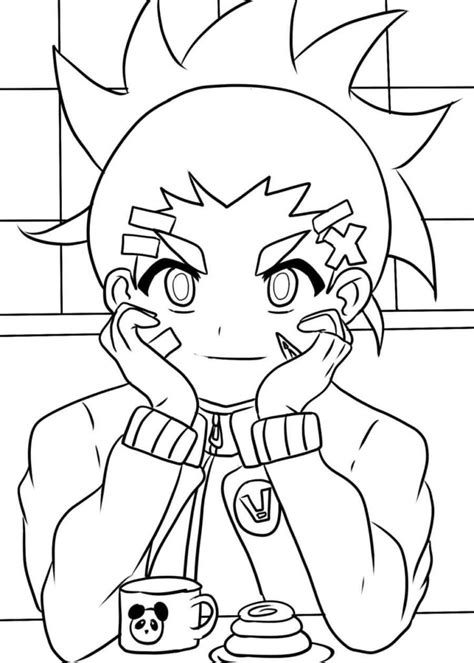Beyblade Achilles Coloring Pages