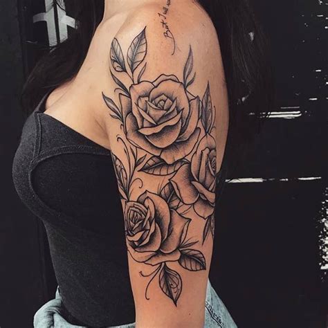 Rose Shoulder Tattoo Ideas For Women Stayglam Shoulder Tattoos