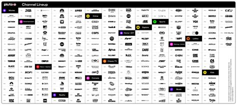 Pluto Tv Printable Channel List Printable Templates