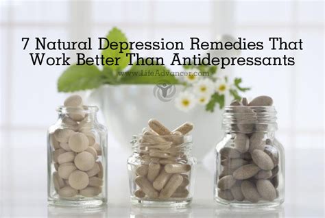 7 Natural Depression Remedies That Work Better Than Antidepressants ~ Life Advancer