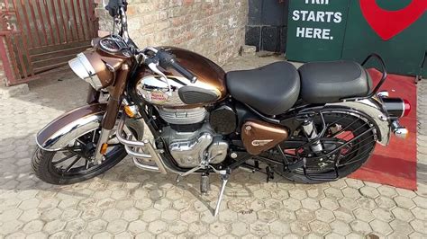 Royal Enfield Classic 350 Chrome Bronze Color Walk Around And Review