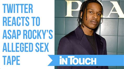 Did Asap Rocky Release An Alleged Sex Tape Twitter Reacts Youtube