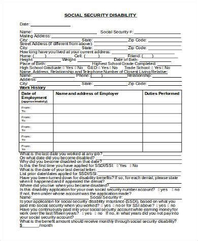 (form) the phonological or orthographic sound or appearance of a word that can be used to describe or identify something; social security disability application form printable That ...