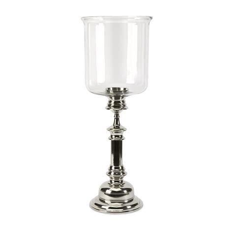 28 Luxurious Pedestal Pillar Candle Holder Clear Glass Hurricane Vase