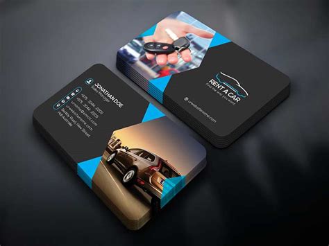 Logo mockup logo template business card design facebook cover. Automobile Business Card Free Download - GraphicSlot