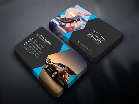 .ai,.psd,.eps format a business card can make a lasting impression, so it is important to make sure that impression is a strong and positive one. Automobile Business Card Free Download - GraphicSlot