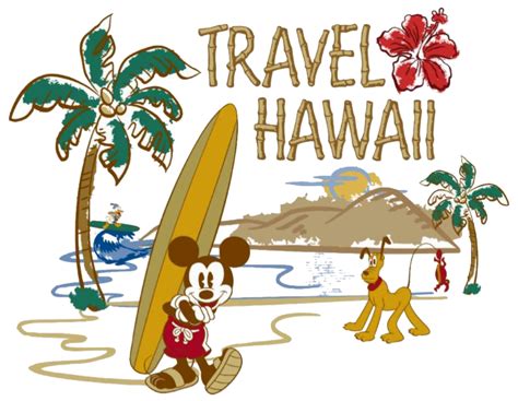 19 Hawaiian Clipart Mickey Mouse Huge Freebie Download For Powerpoint