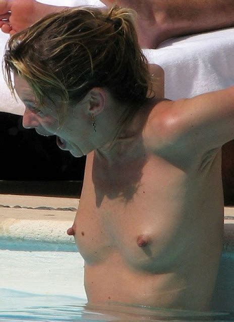 Kate Moss Topless Looks Like Kate Is Competing With Bai Ling For The Biggest Nipples Pussys