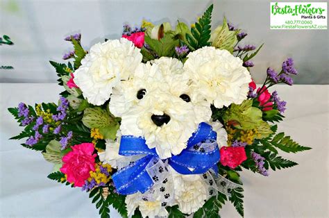 See more ideas about dog flower, animal flower arrangements, flower arrangements. Animal Shaped Floral & Flower Arrangements - Fiesta ...