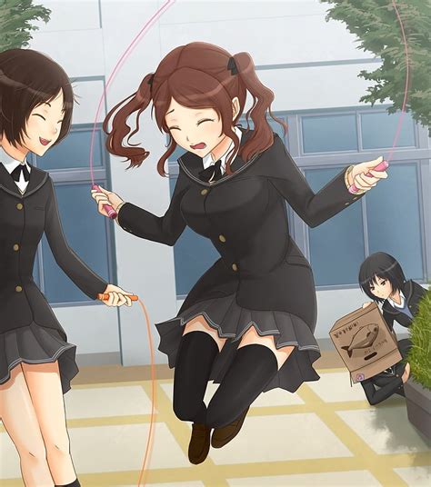 Free Download Hd Wallpaper Amagami Ss Anime Girls Tachibana Miya Nakata Sae Nanasaki Ai