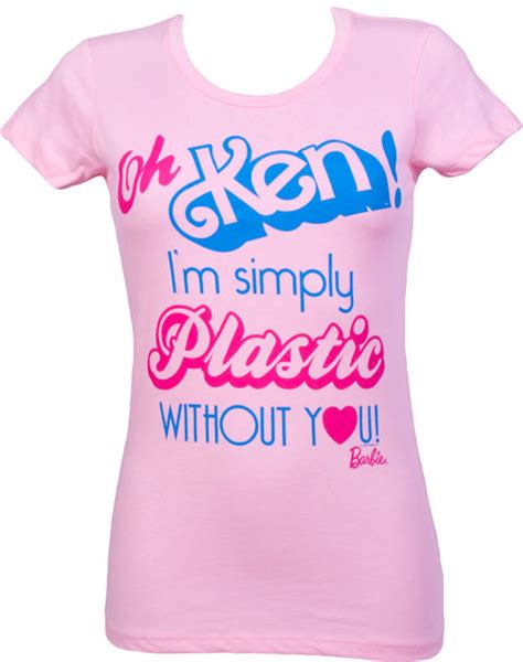 Mighty Fine Ladies Barbie Plastic Without You T Shirt From Review