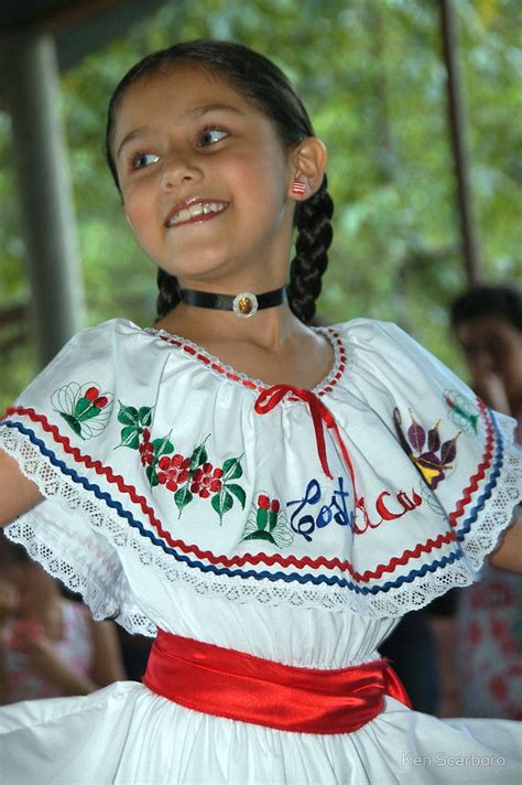 Costa Rica Dancing Girl By Ken Scarboro We Are The World People Around