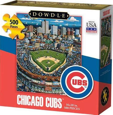 Dowdle Jigsaw Puzzle Chicago Cubs 500 Piece