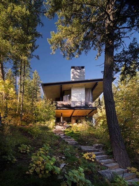 The Ultimate Modern Lake House Provides A Serene Retreat In Montana